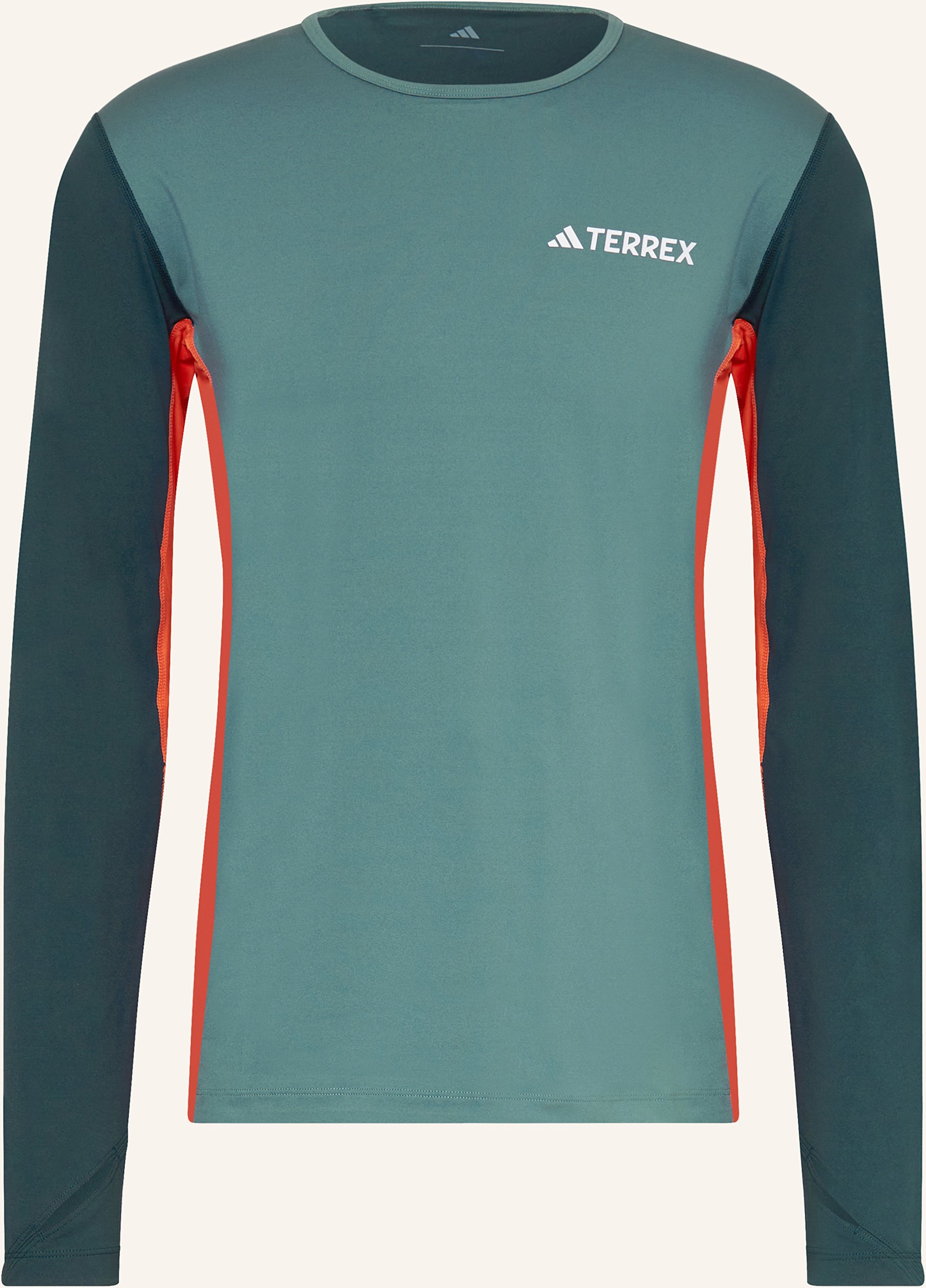 Thumbnail - Adidas Terrex Longsleeve Multi Synthetic Baselayer gruen