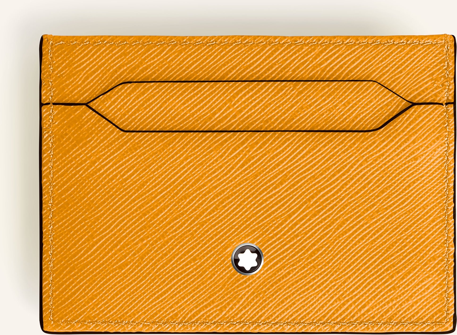 Montblanc Saffiano-Kartenetui Sartorial gelb