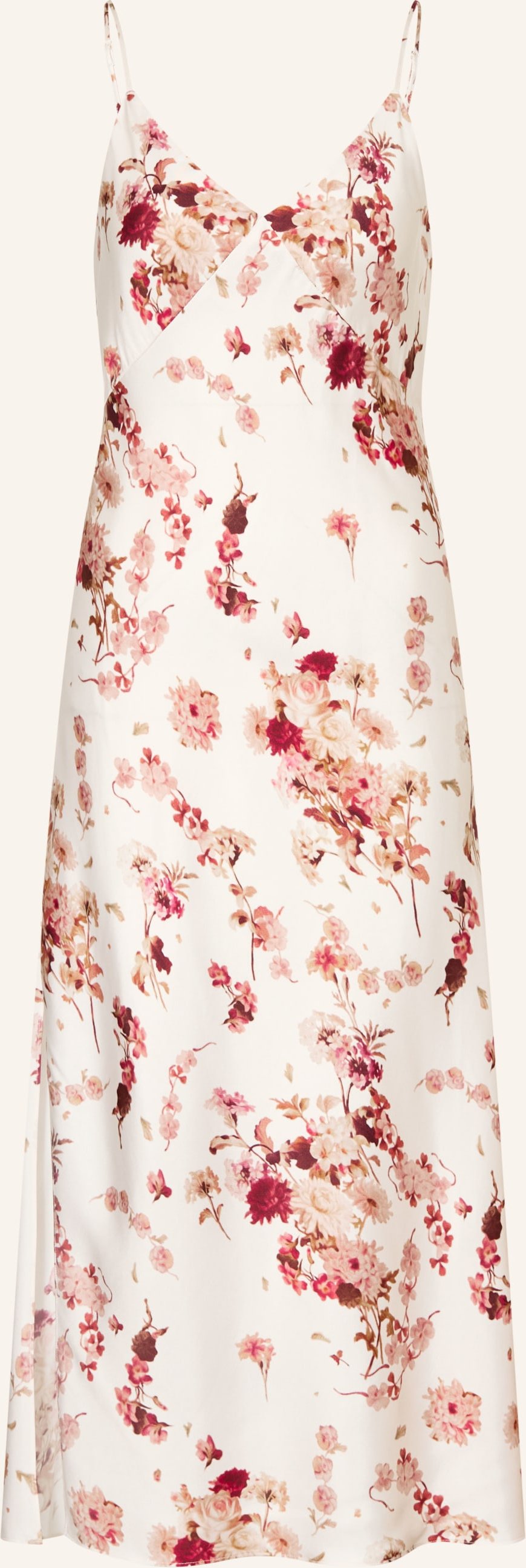 Allsaints Kleid Melody Mit Seide rosa