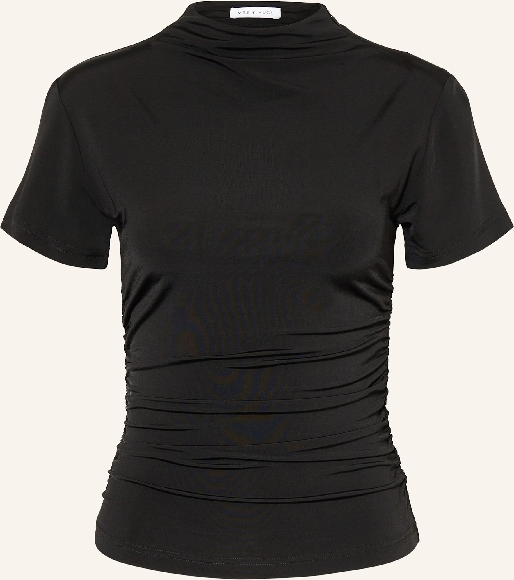 Mrs & Hugs T-Shirt schwarz