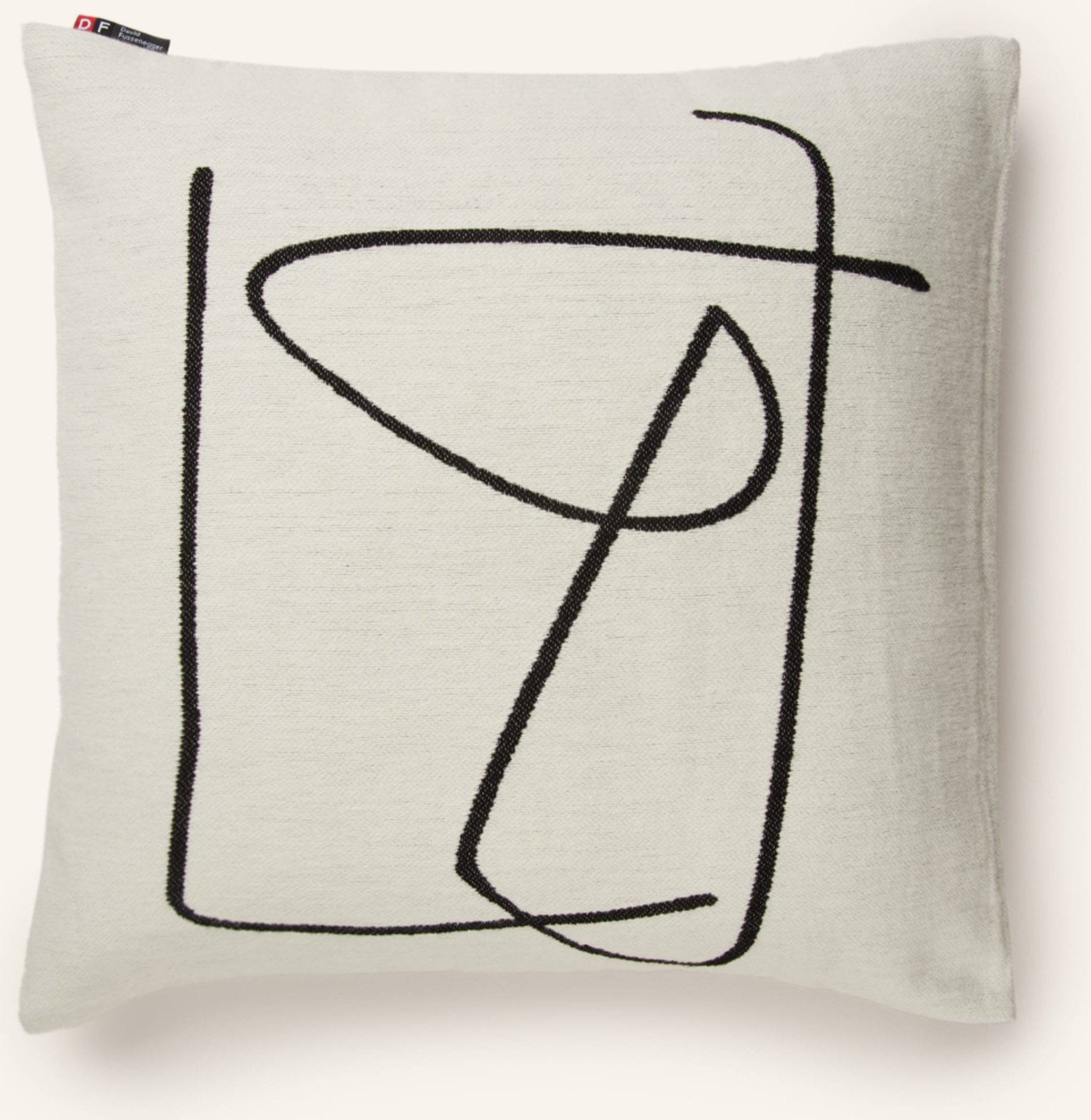 David Fussenegger Dekokissenhülle Nova weiss