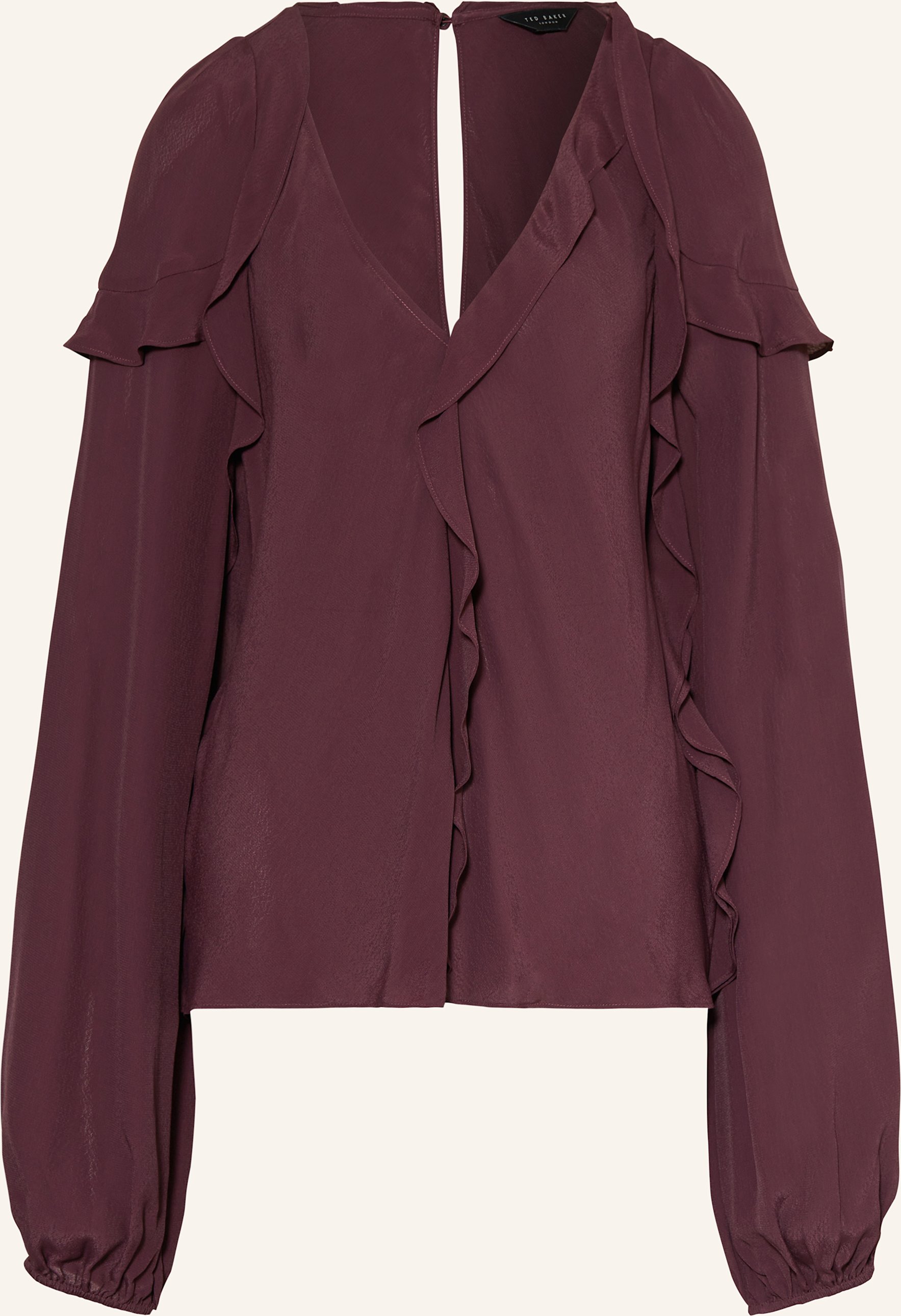 Thumbnail - Ted Baker Blusenshirt Kayfa Mit Volants rot