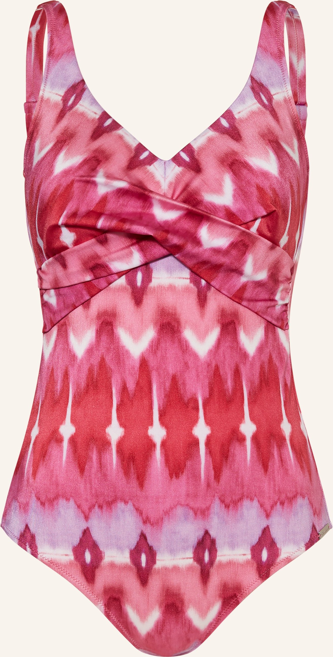 Charmline Shape-Badeanzug Ikat Energy pink
