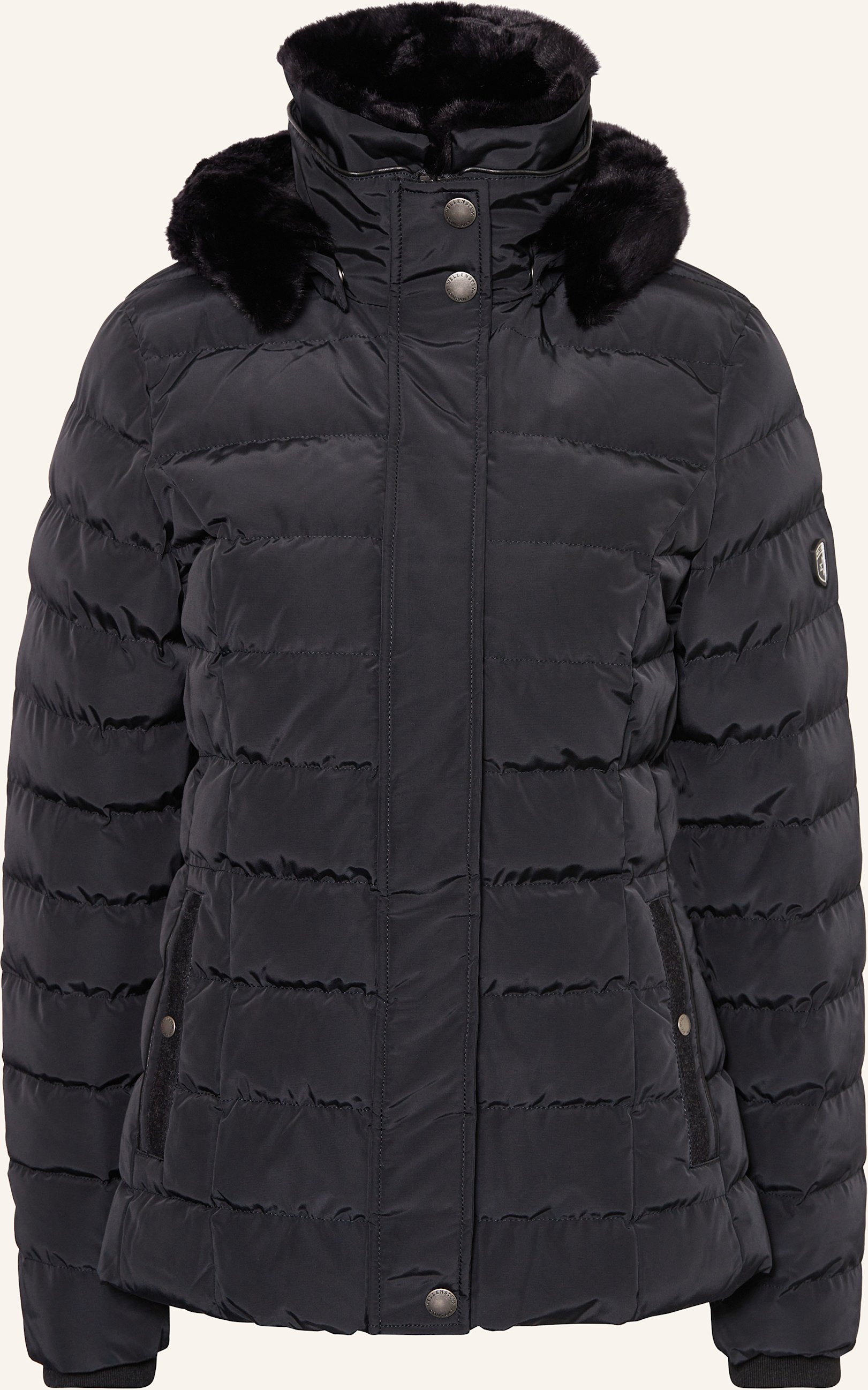 Thumbnail - Wellensteyn Steppjacke Santorin Sant Mit Dupont™ Sorona®-Isolierung Und Abnehmbarem Kunstfell blau