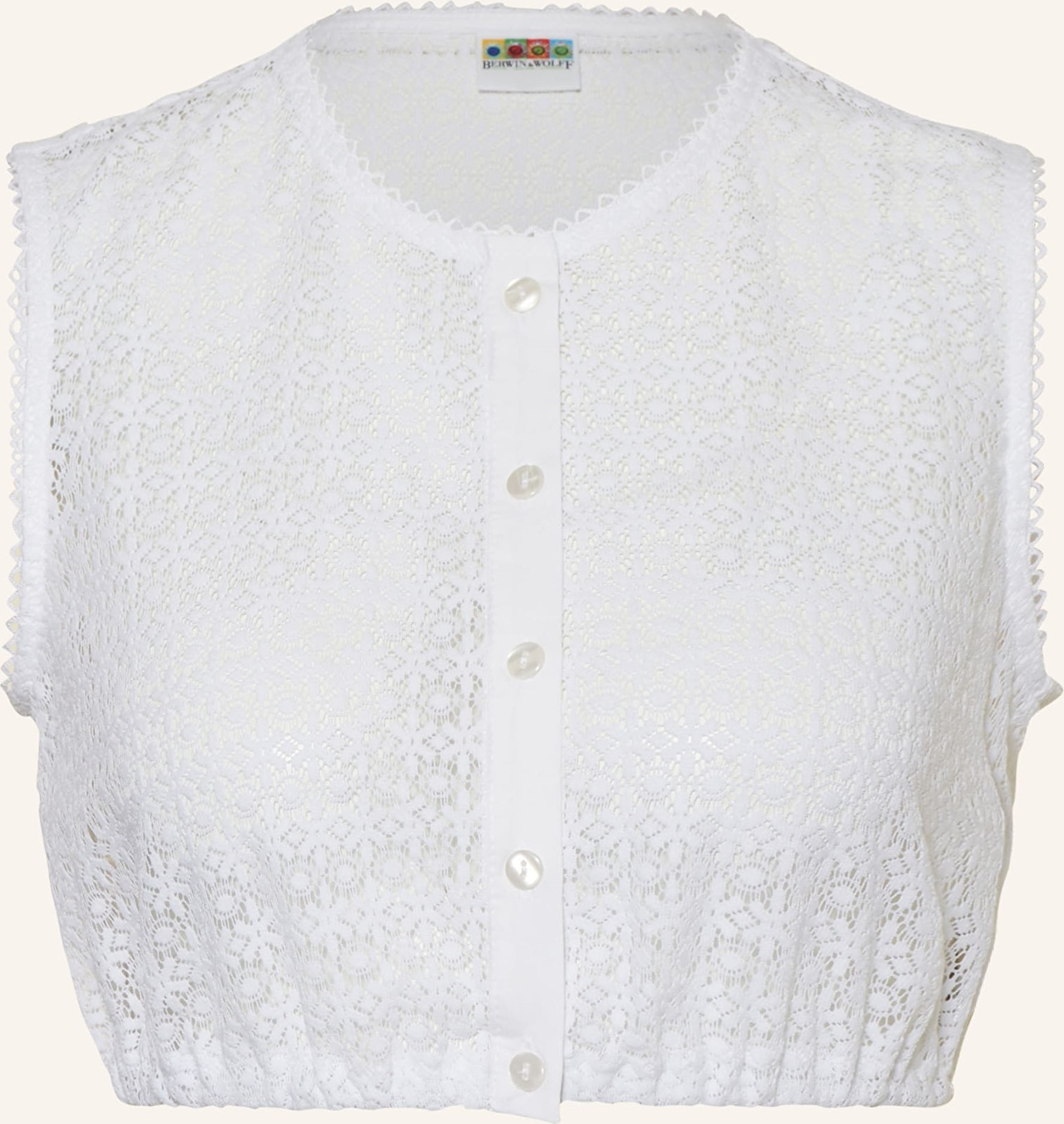 Berwin & Wolff Dirndlbluse Aus Spitze weiss