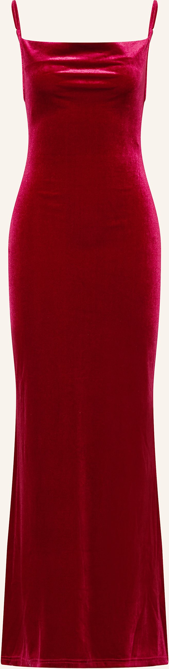 Lipsy Abendkleid Aus Samt rot