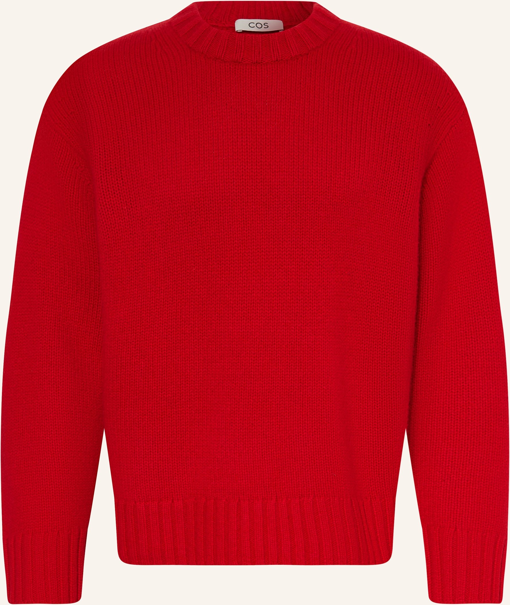 Cos Cashmere-Pullover rot