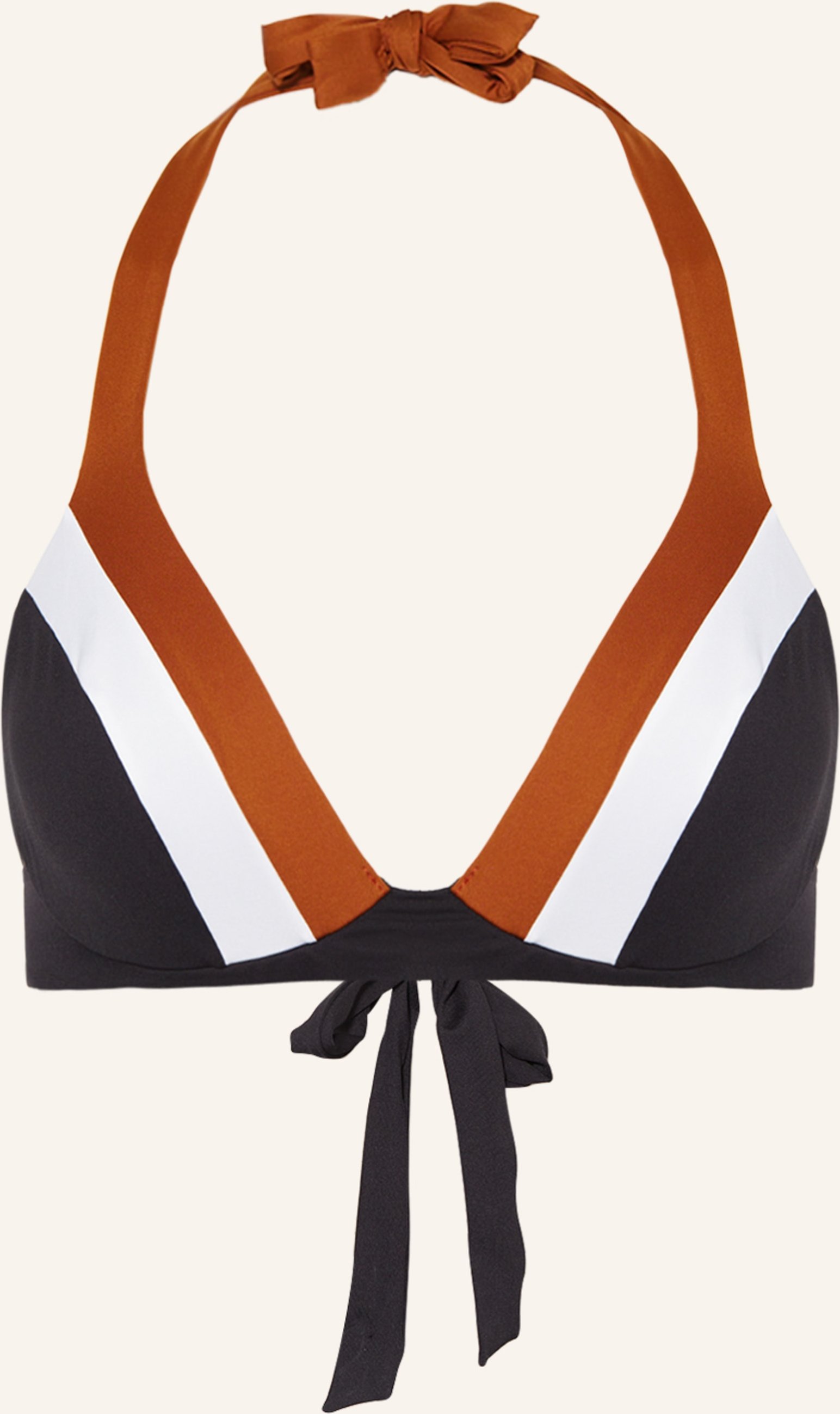 Thumbnail - Max Mara Beachwear Neckholder-Bikini-Top Abigail schwarz