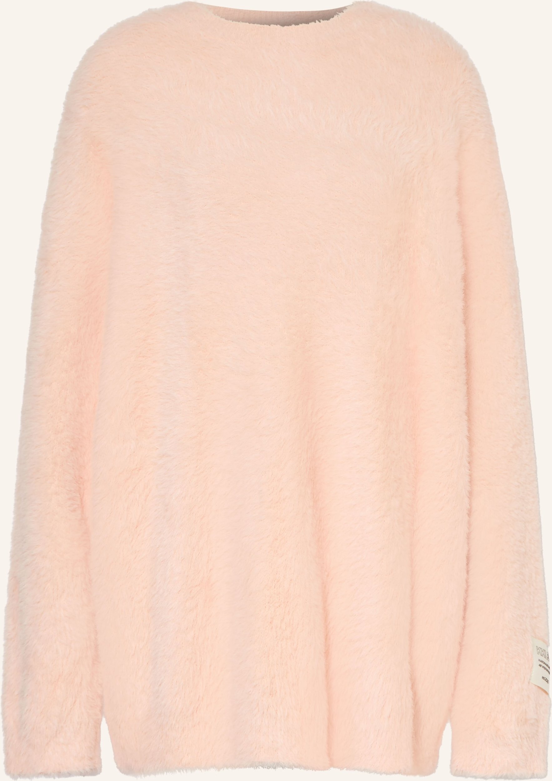 Karo Kauer Oversized-Pullover rosa