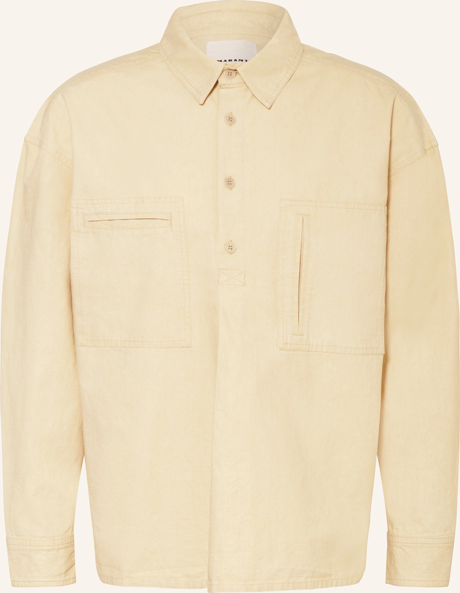 Thumbnail - Isabel Marant Overshirt Terryc beige