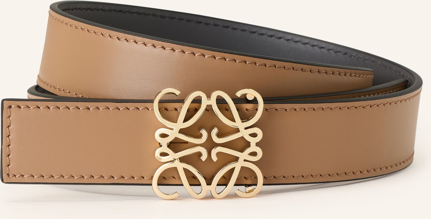 Loewe Ledergürtel Zum Wenden braun