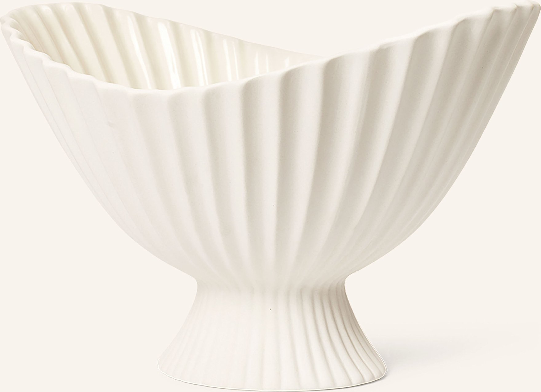 Ferm Living Schale Fountain weiss