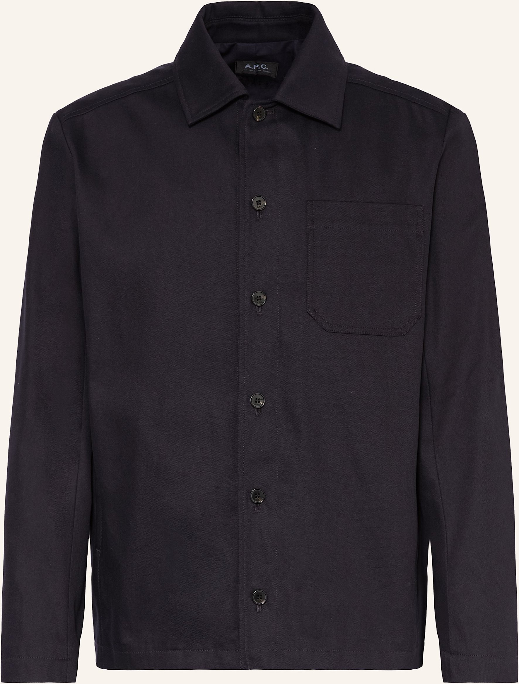 Thumbnail - A.P.C. Overjacket Jeffray blau