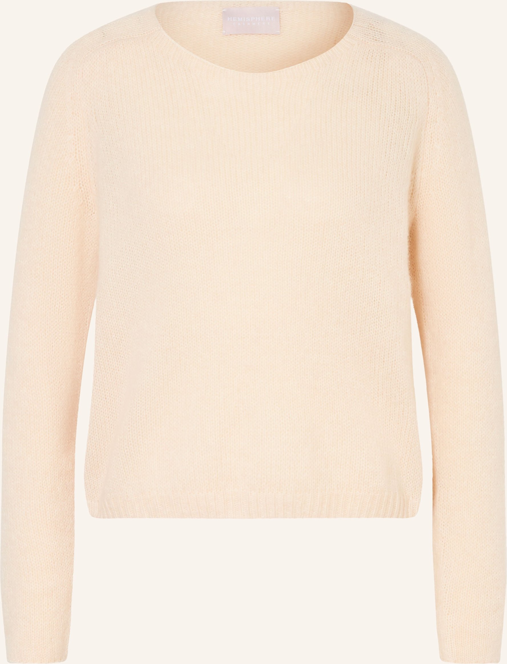 Hemisphere Pullover Mit Cashmere beige