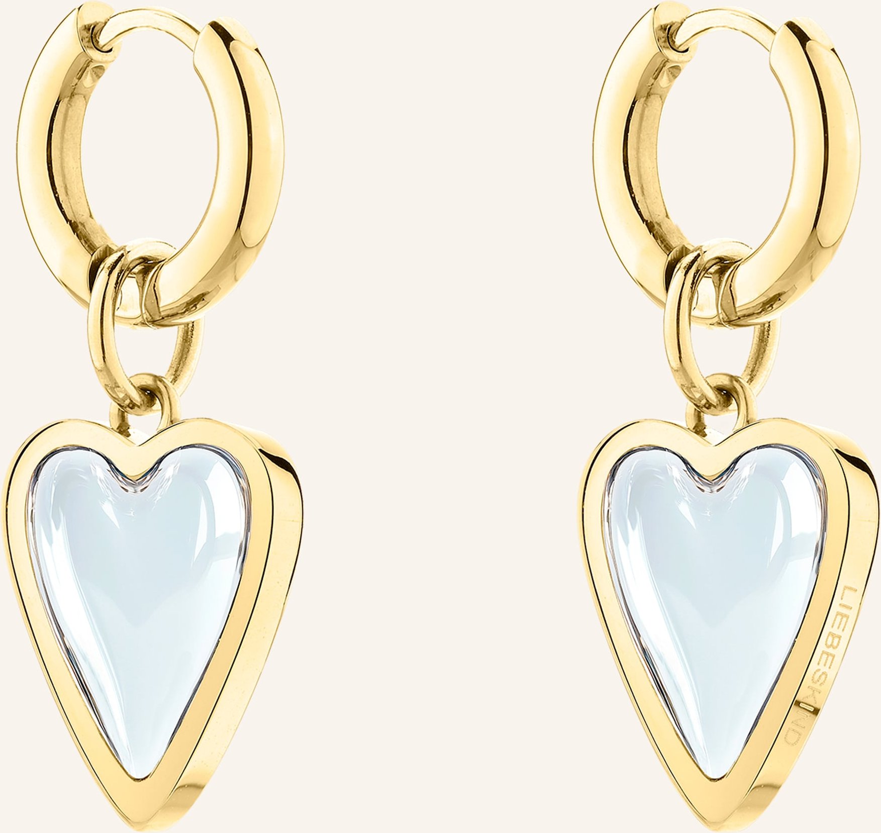 Liebeskind Creolen Aus Edelstahl gold