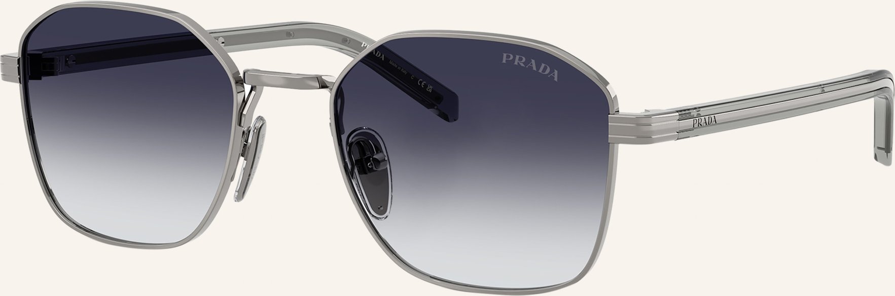 Prada Sonnenbrille Pr c50s grau