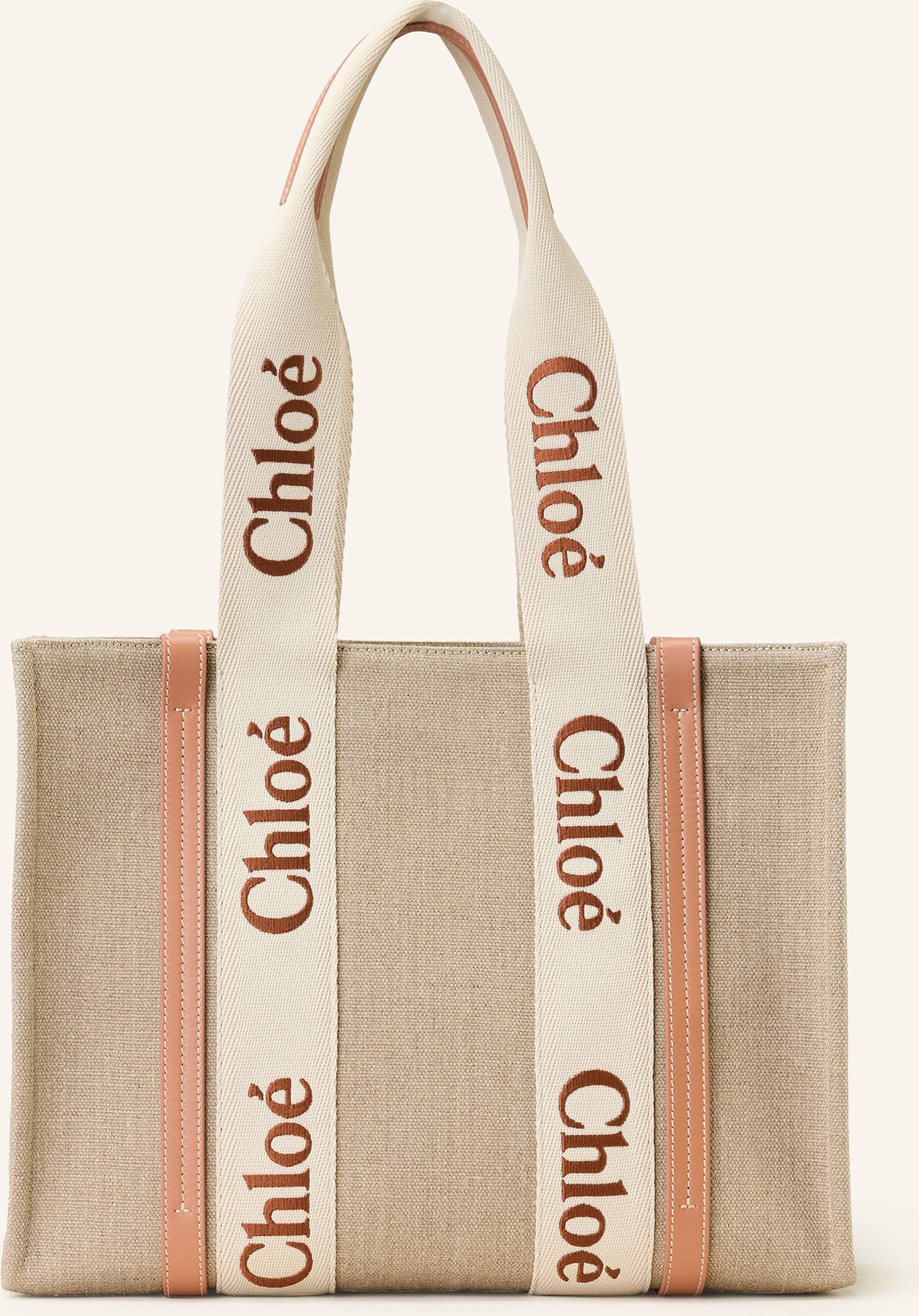 Chloé Shopper Woody beige