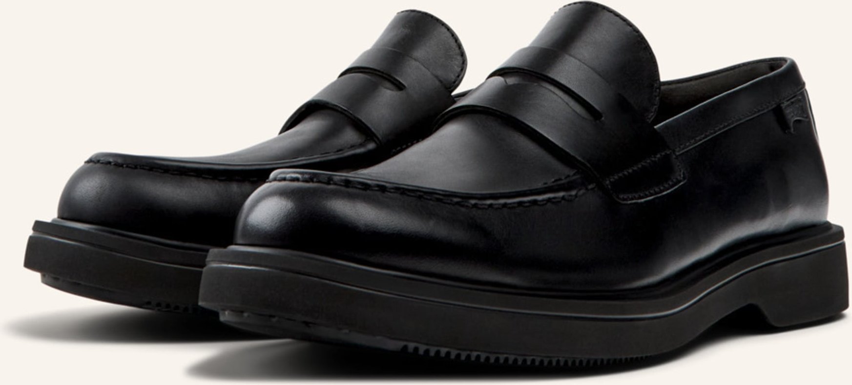 Camper Mokassins Norman schwarz