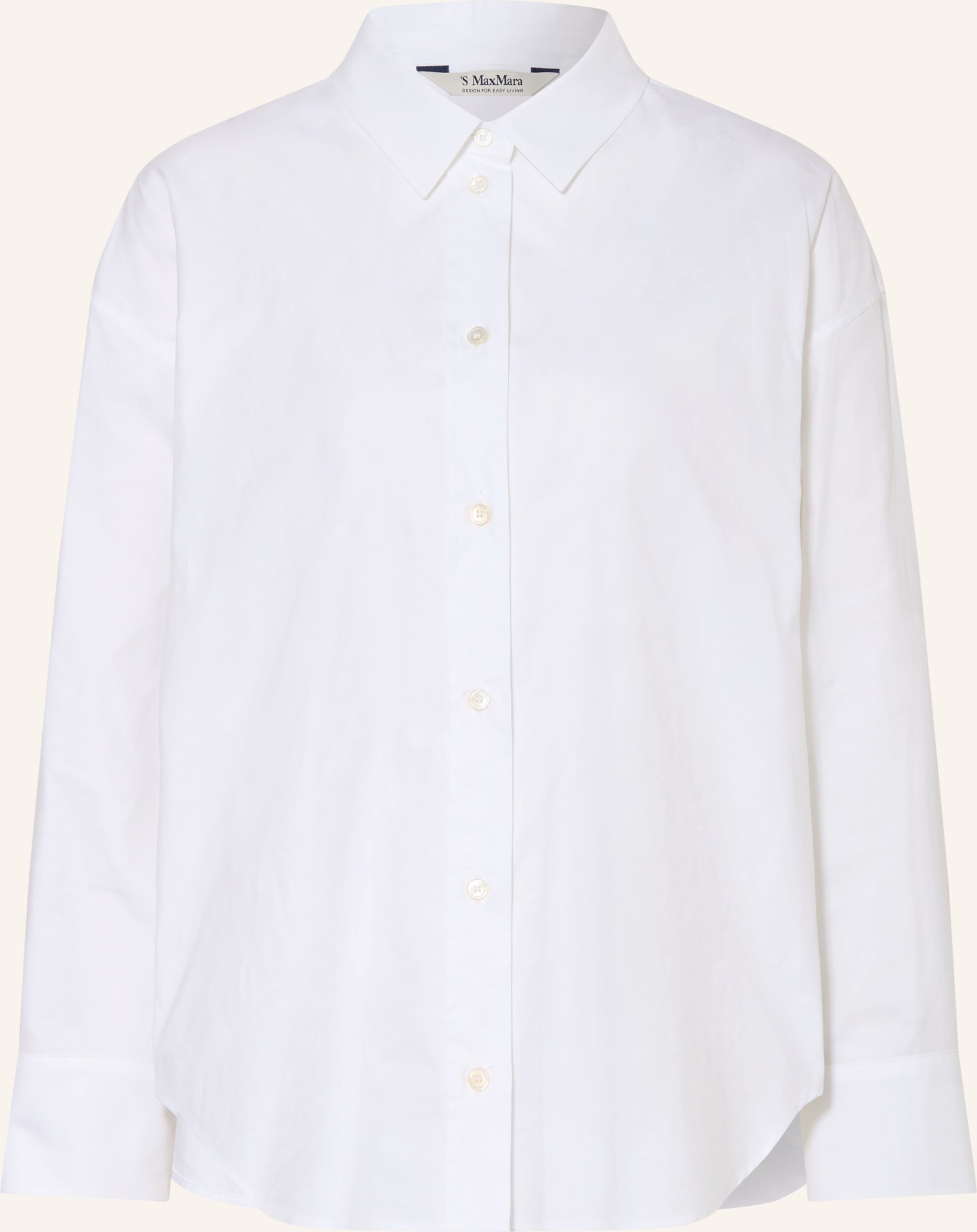 S Max Mara Hemdbluse Adele weiss