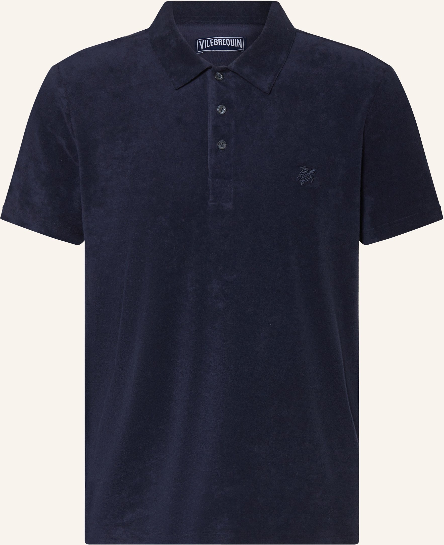 Vilebrequin Frottee-Poloshirt Phoenix aq100 blau