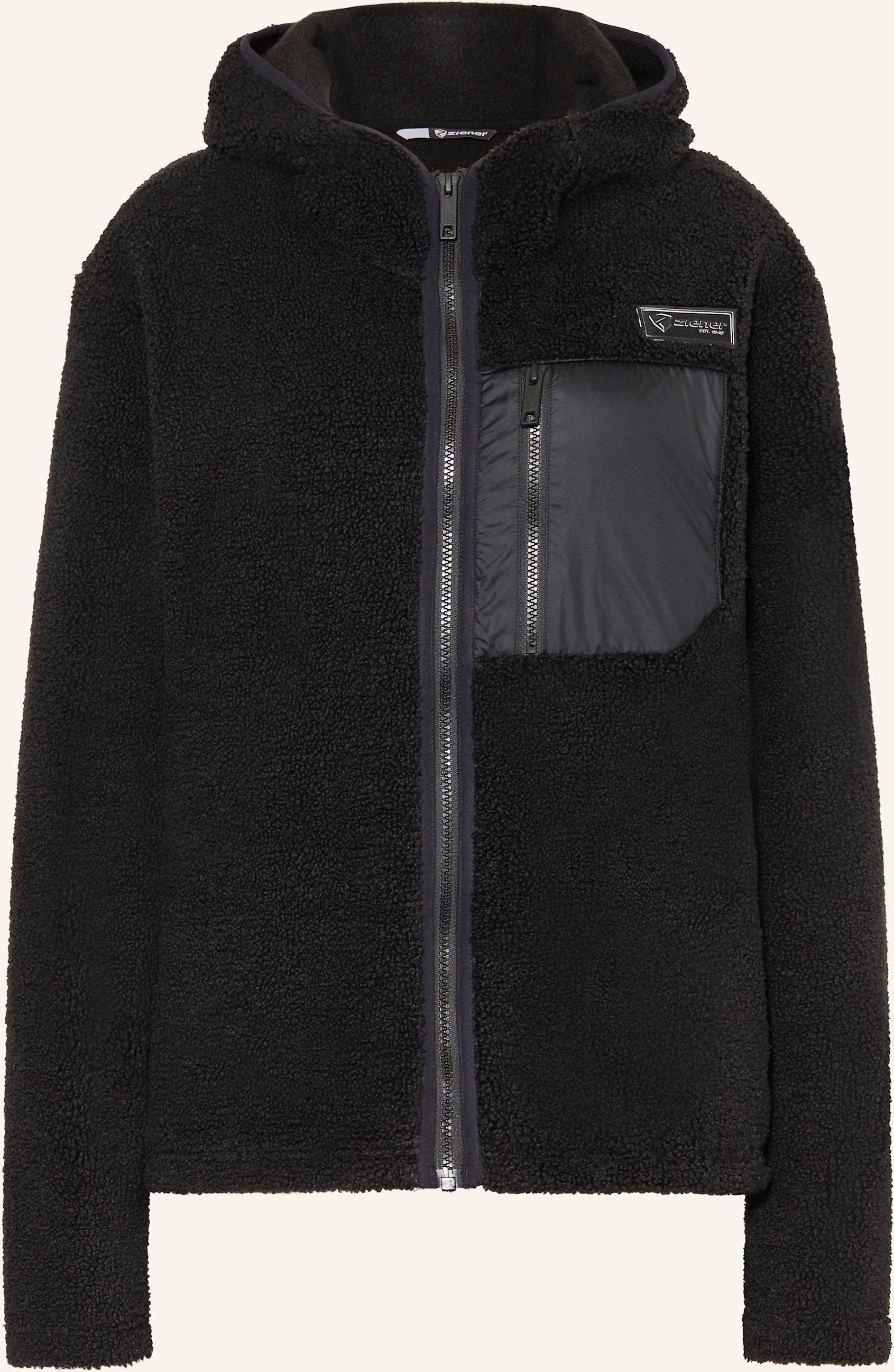 Ziener Fleecejacke Juha schwarz