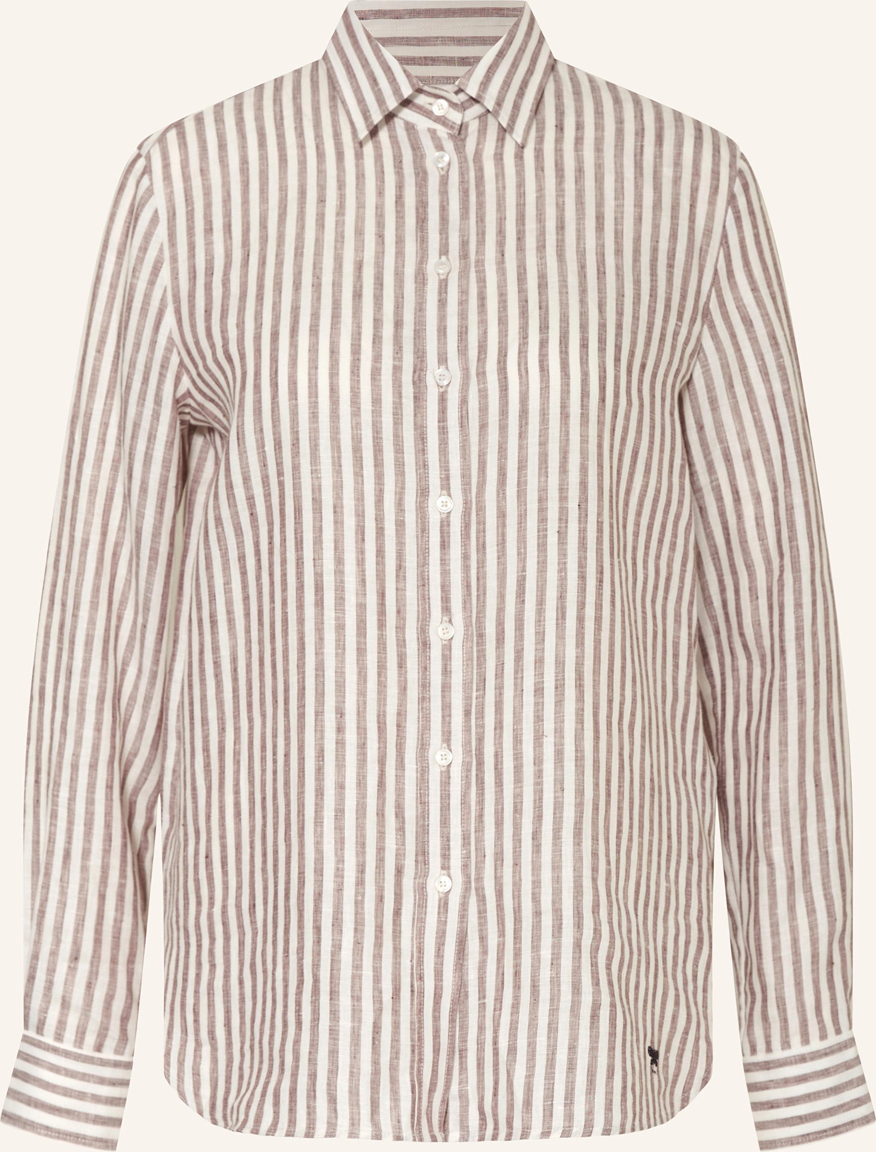 Thumbnail - Weekend Max Mara Hemdbluse Josef Aus Leinen weiss