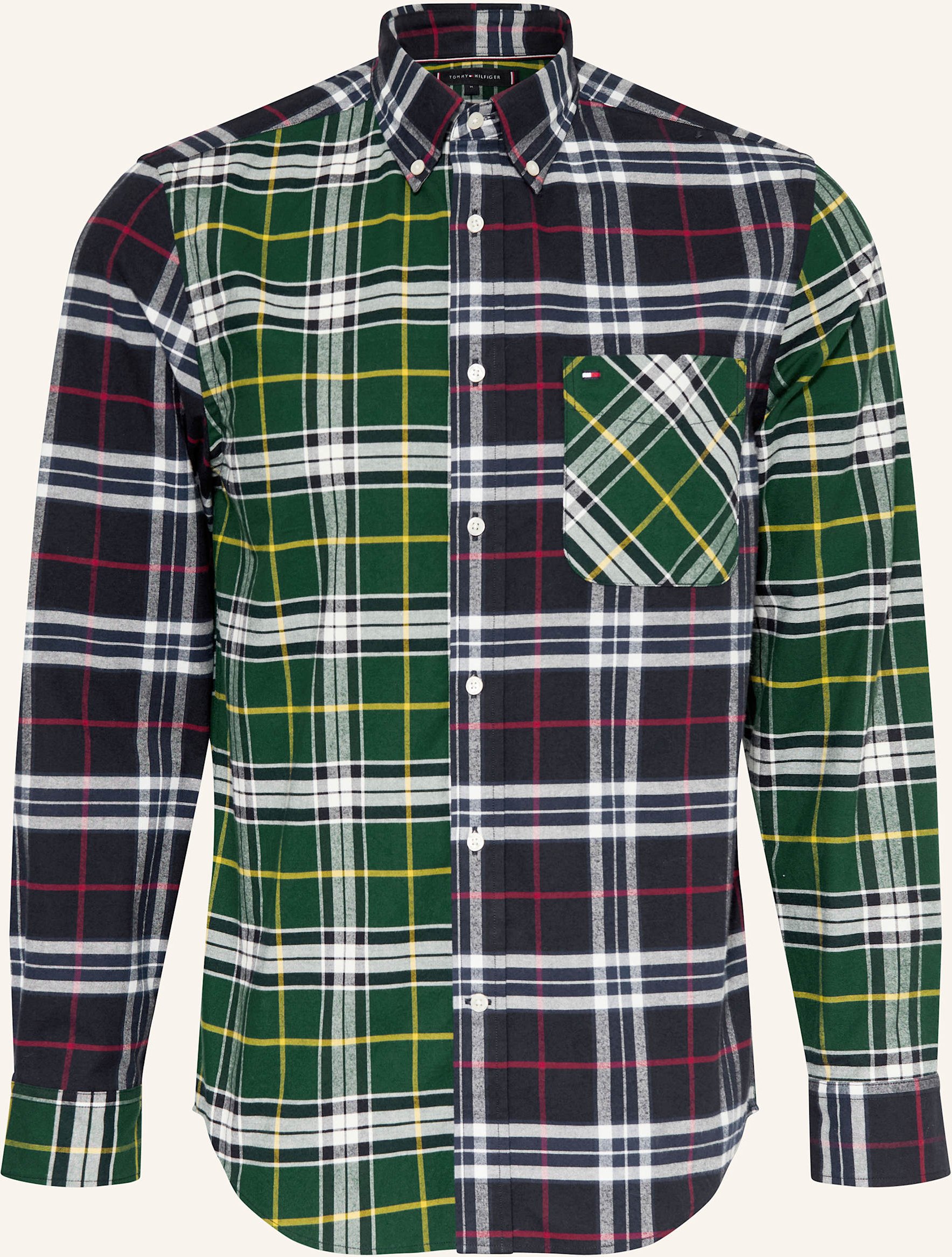 Tommy Hilfiger Oxfordhemd Regular Fit blau