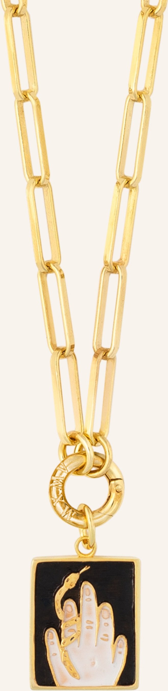 Maximova Jewelry Halskette Twisted Love Black gold