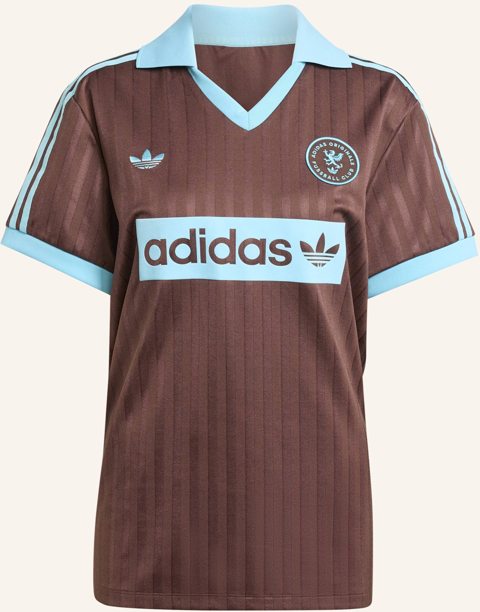 Adidas Originals Graphic Football-Inspired Jersey braun