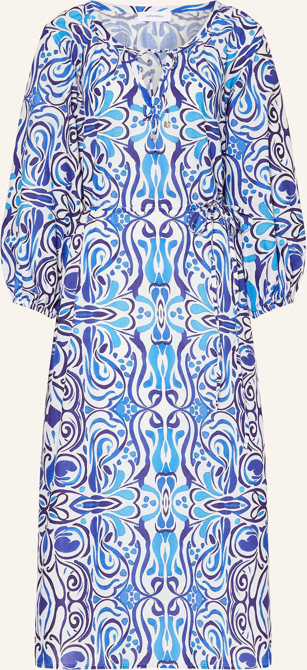 Thumbnail - Darling Harbour Kleid Mit 3/4-Arm blau
