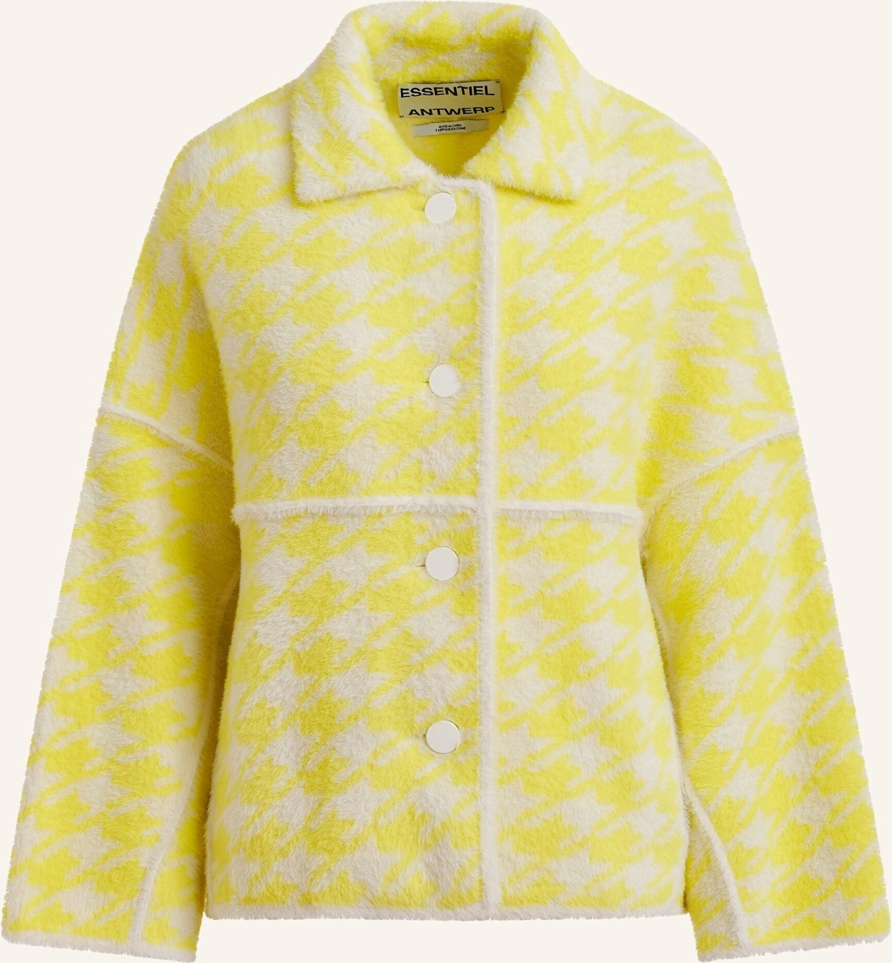 Essentiel Antwerp Strickjacke Joking gelb