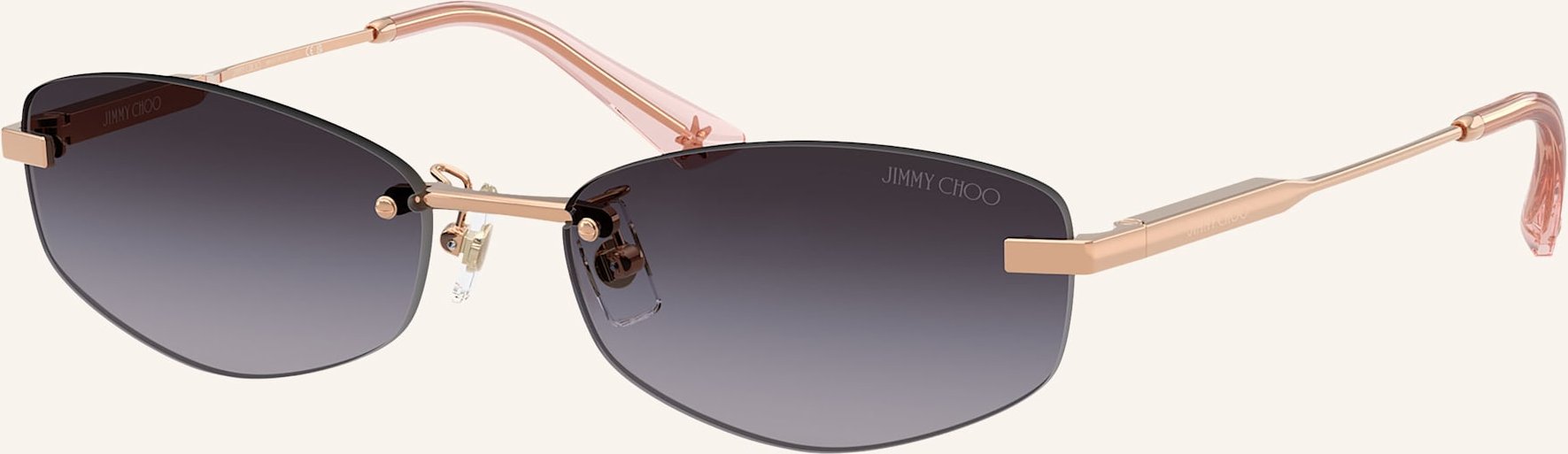 Jimmy Choo Sonnenbrille jc4013d rosegold