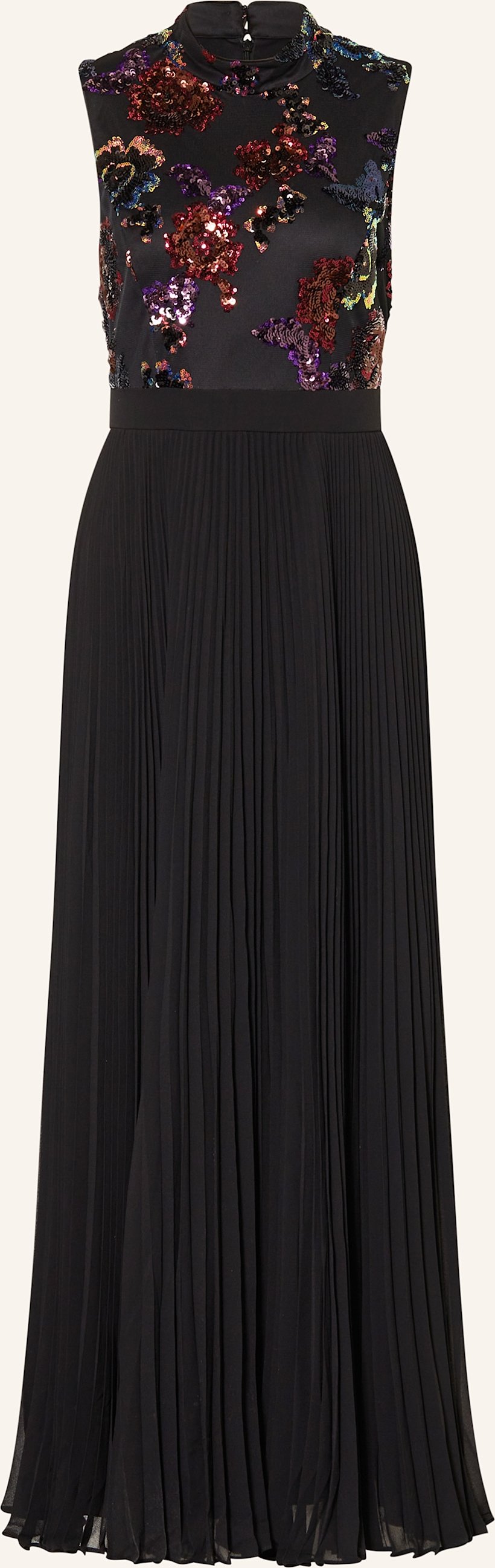 Thumbnail - Phase Eight Abendkleid Lela Mit Pailletten Und Plissees schwarz