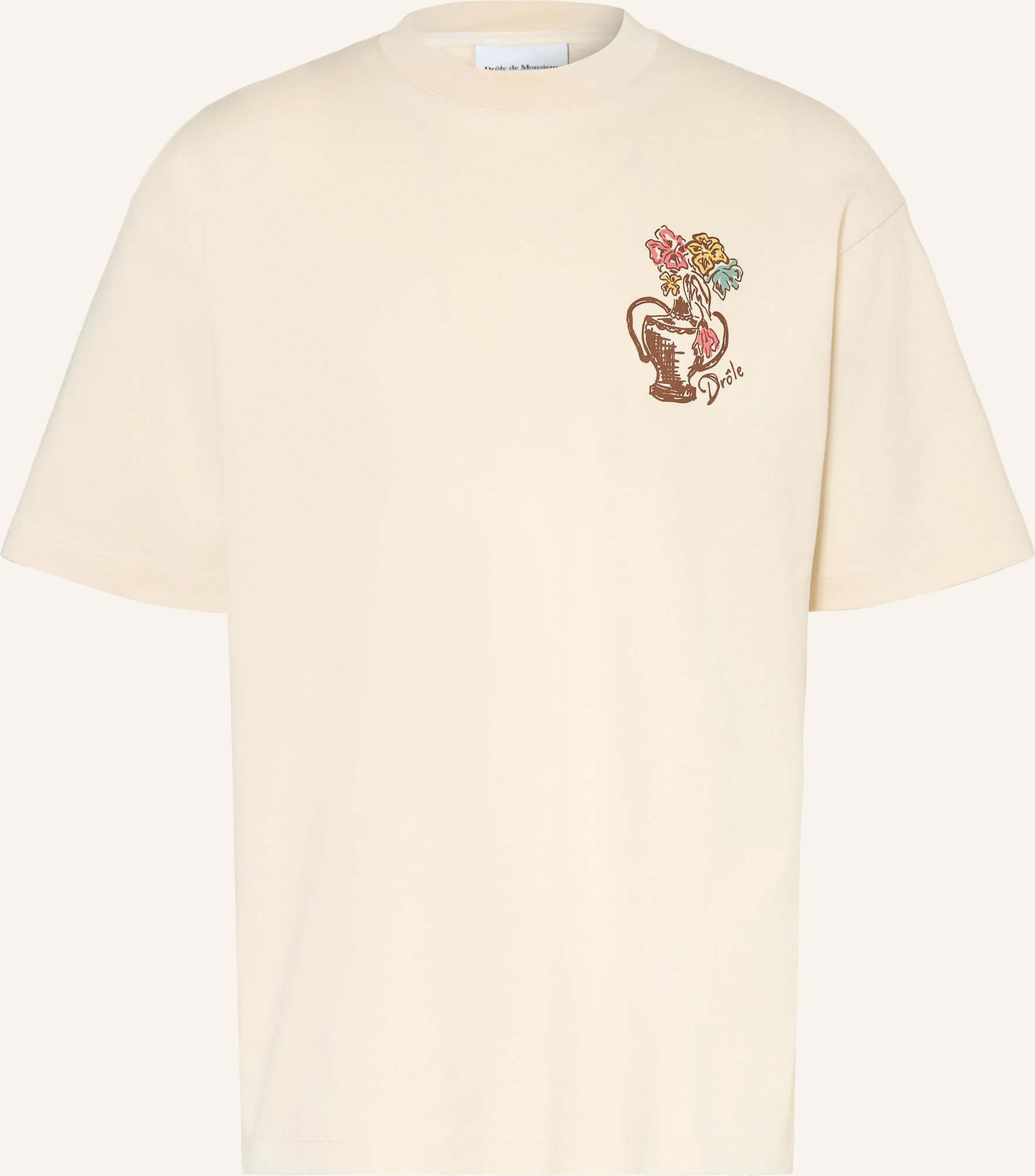 Drôle De Monsieur T-Shirt Vase Havana beige