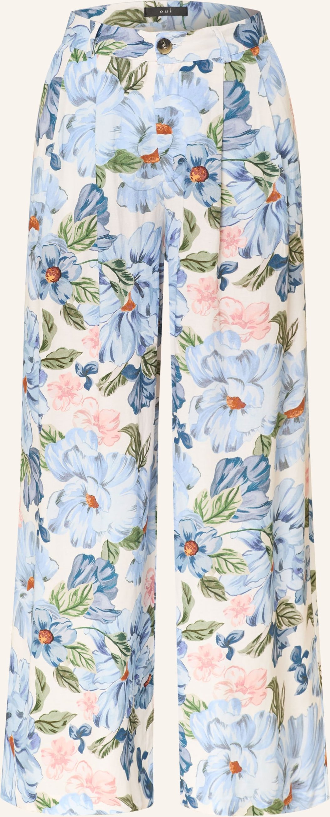 Oui Marlenehose blau