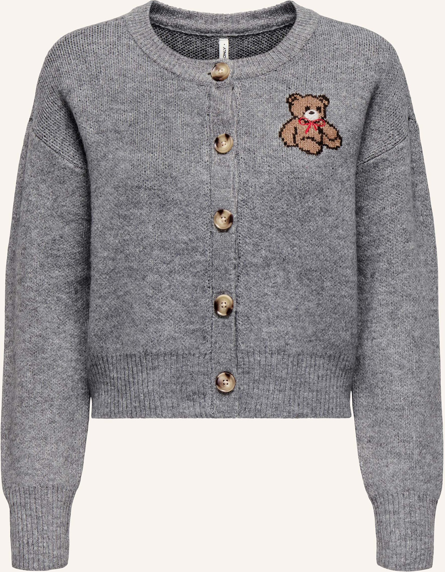 Only Strickjacke grau