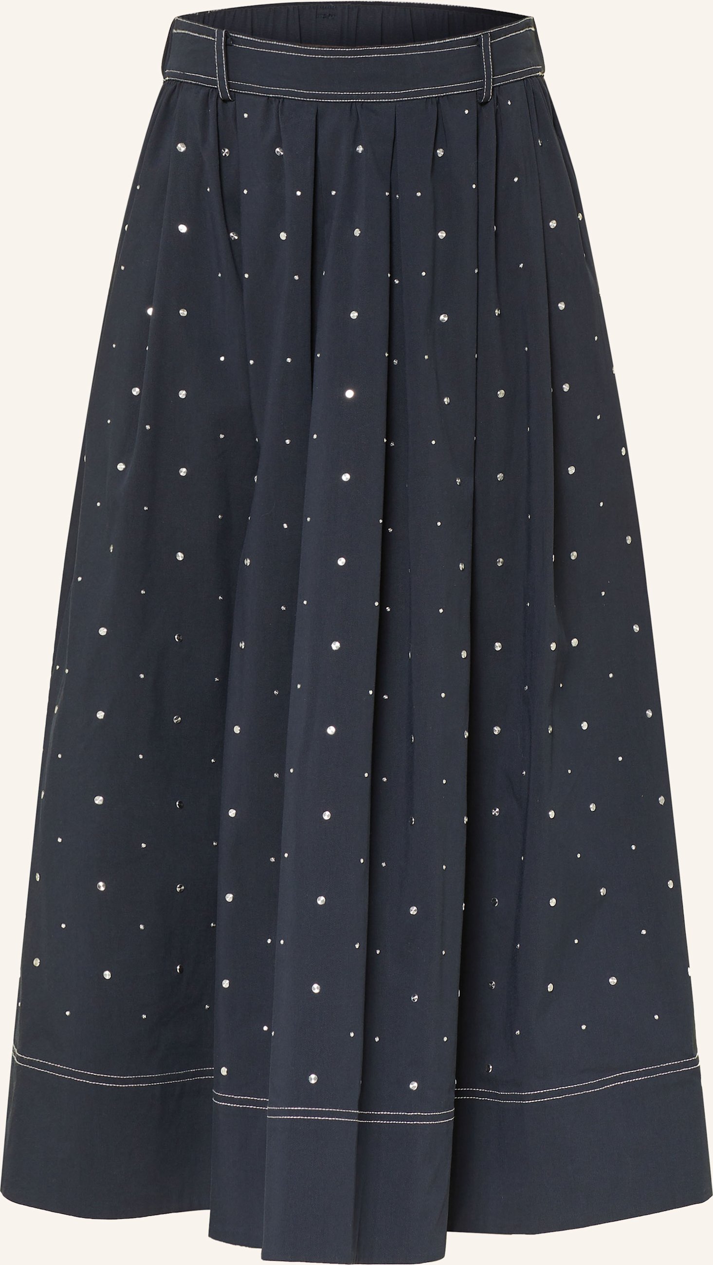 Maje Rock Mit Nieten blau