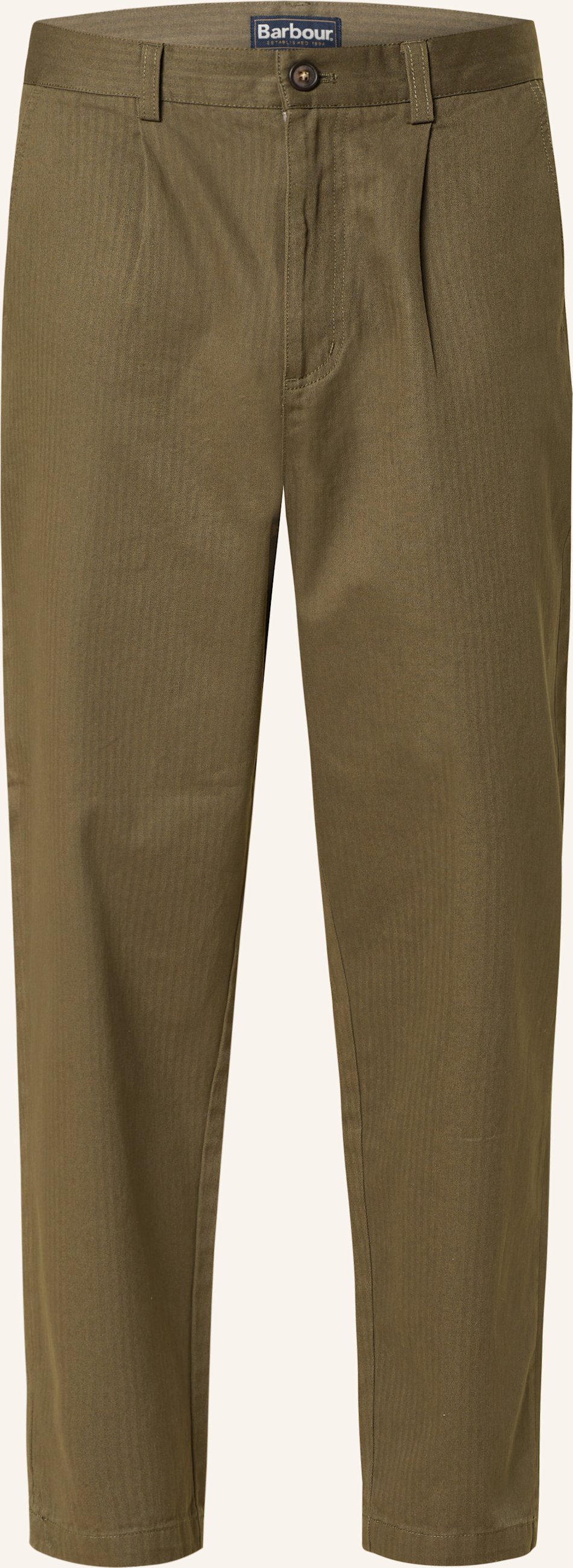 Barbour Anzughose Bayview Relaxed Fit gruen