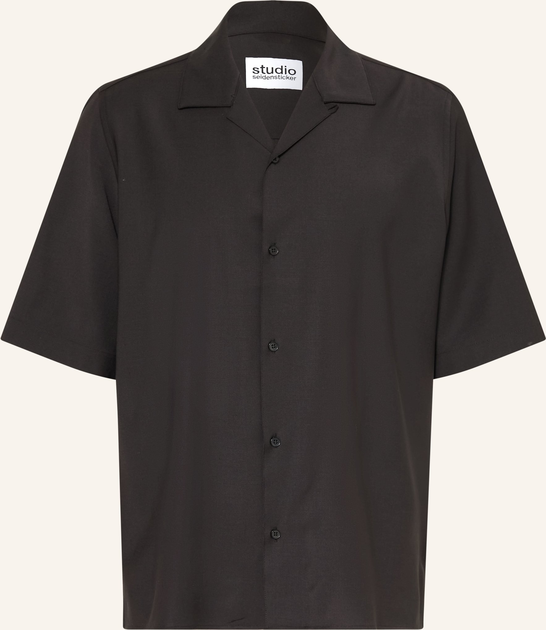 Studio Seidensticker Resorthemd schwarz