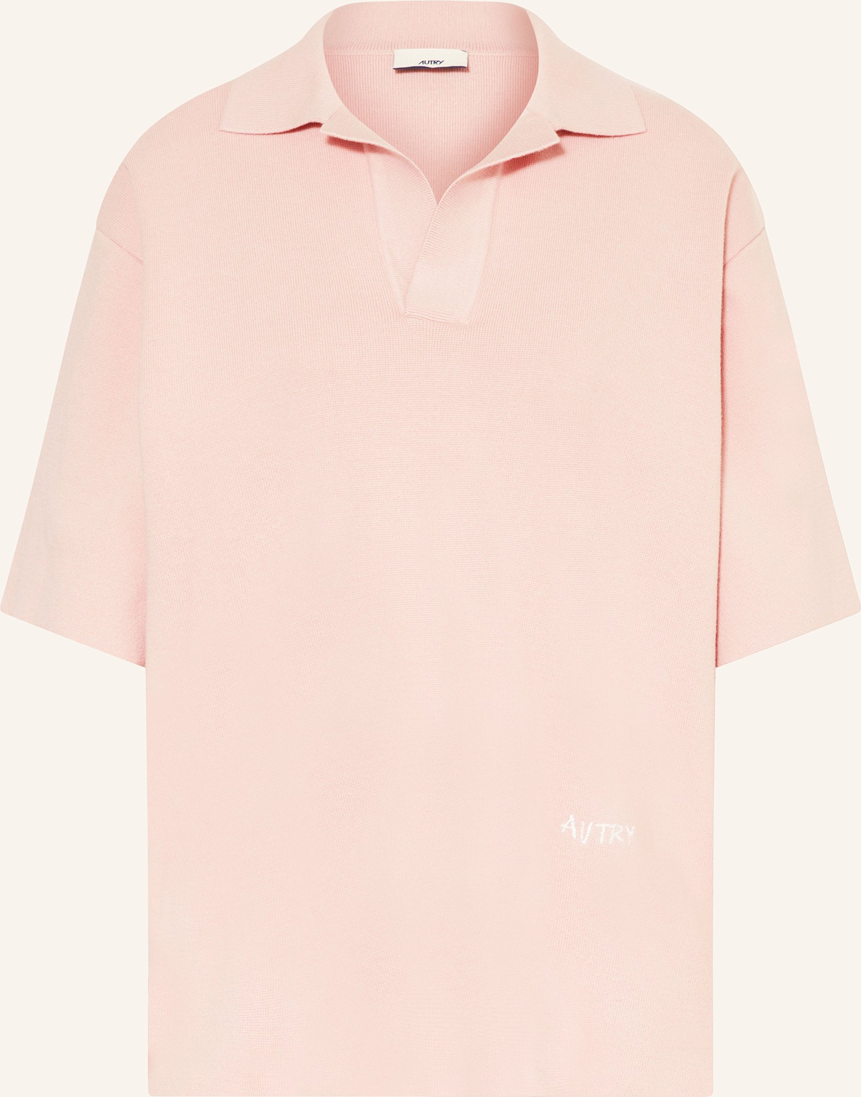 Autry Strick-Poloshirt rosa