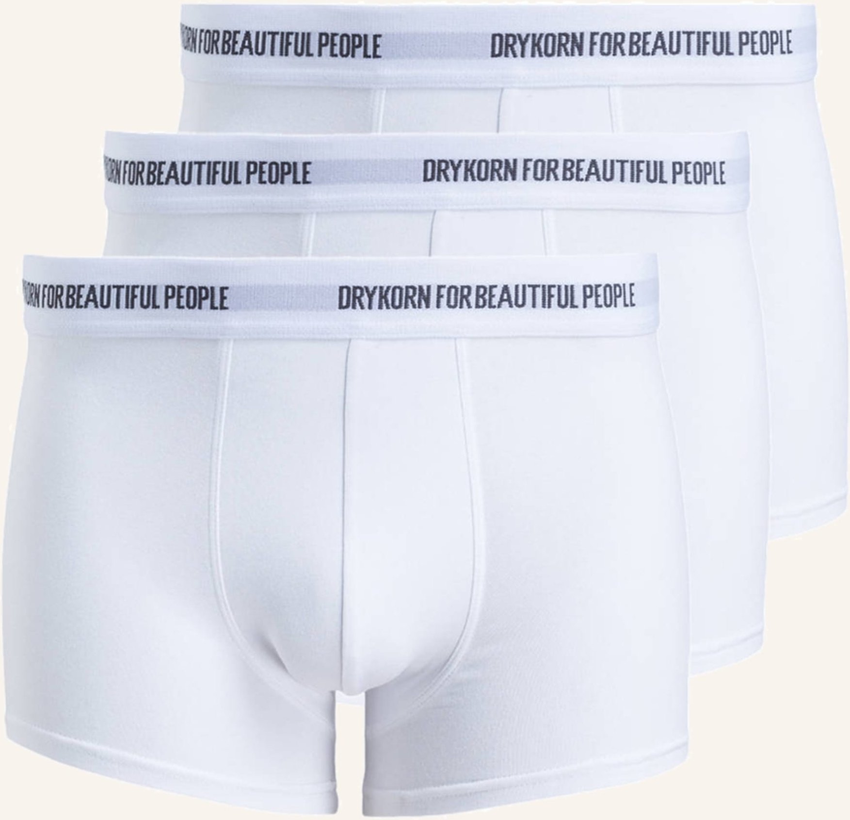 Drykorn 3er-Pack Boxershorts Corbin weiss