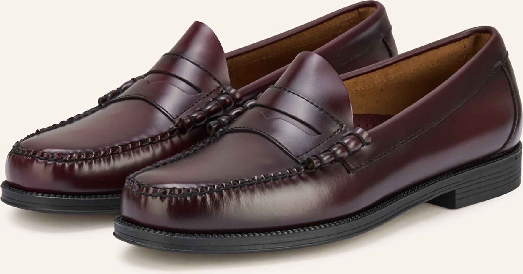 G.H.Bass Penny-Loafer Weejun Ii rot
