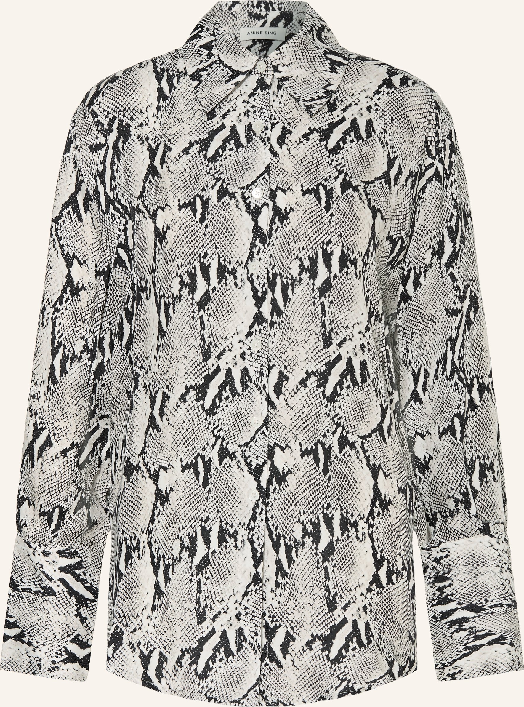 Anine Bing Hemdbluse Bridget grau