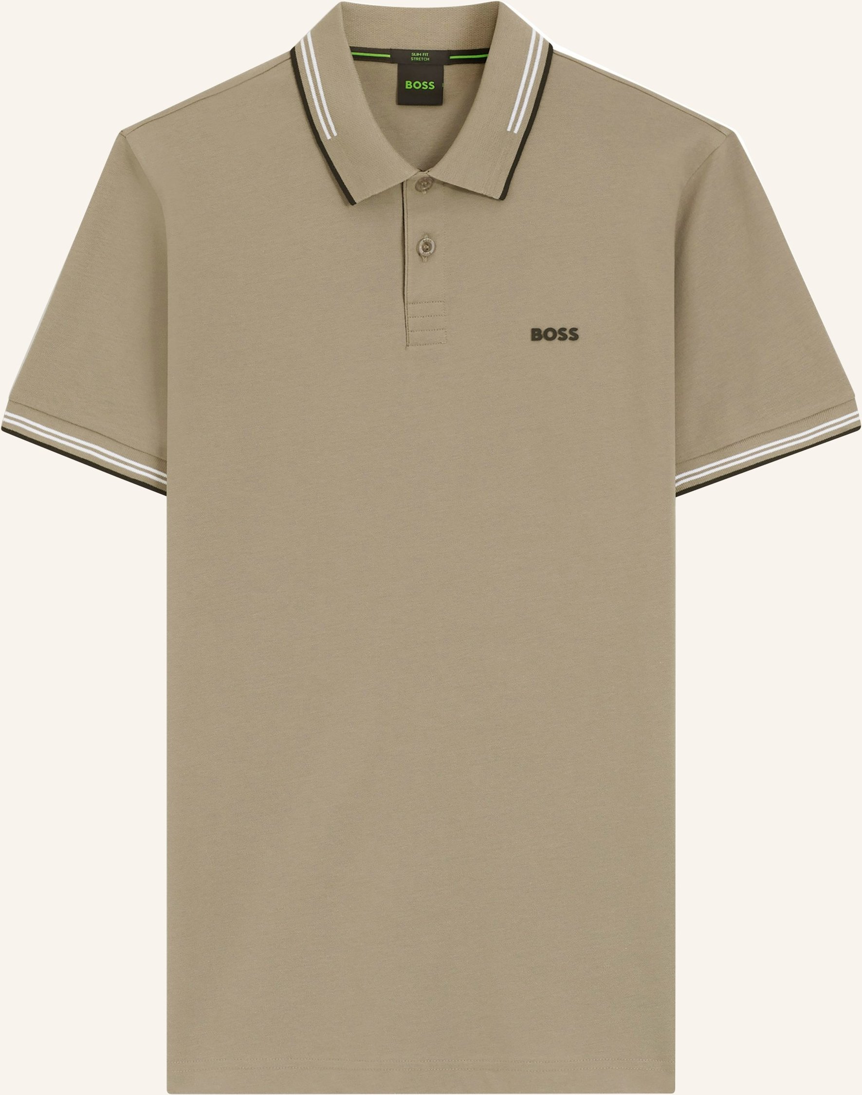 Boss Piqué-Poloshirt Paul Slim Fit gruen