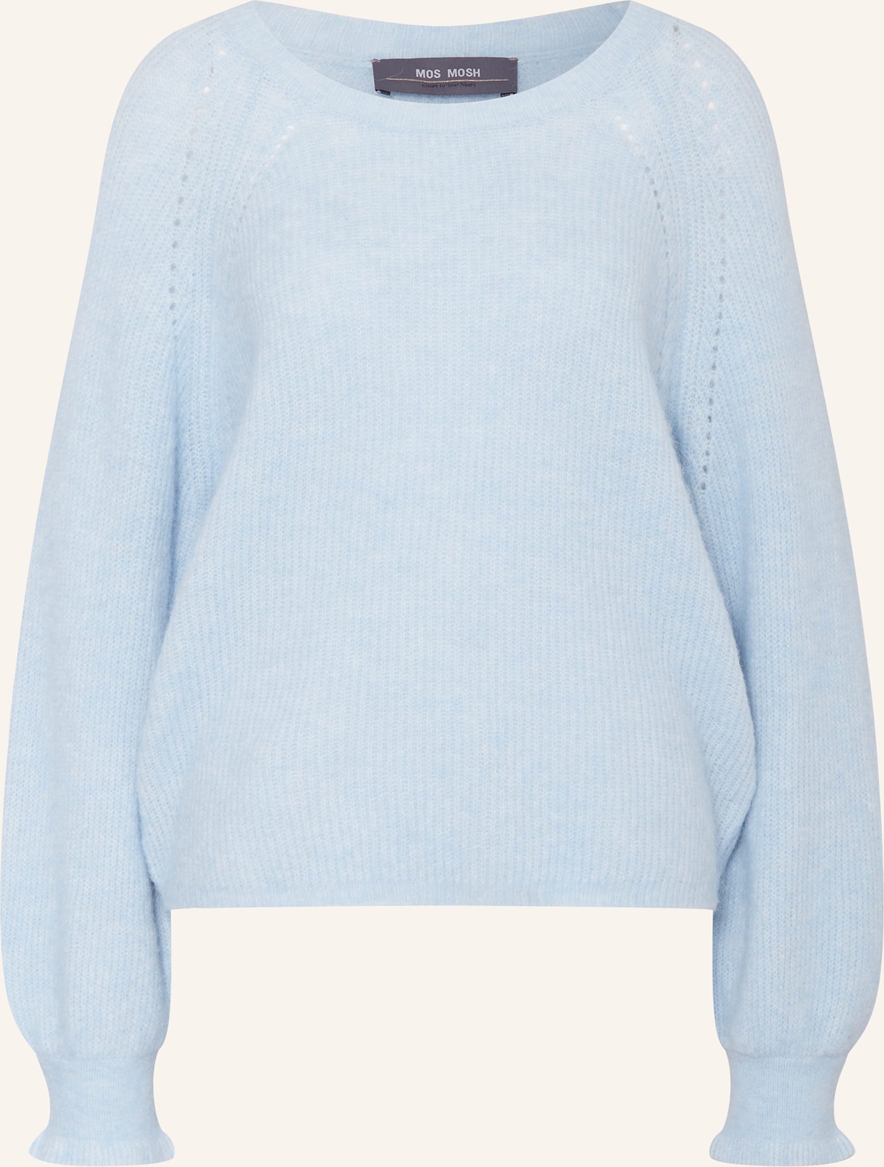 Mos Mosh Pullover Mit Alpaka blau