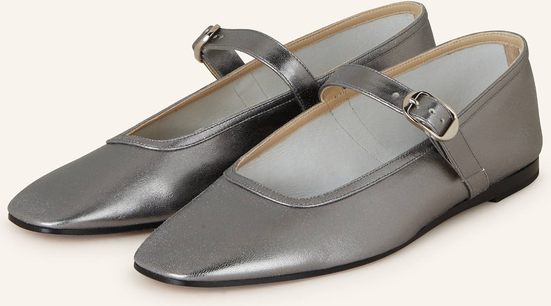 Le Monde Béryl Mary-Jane-Ballerinas silber