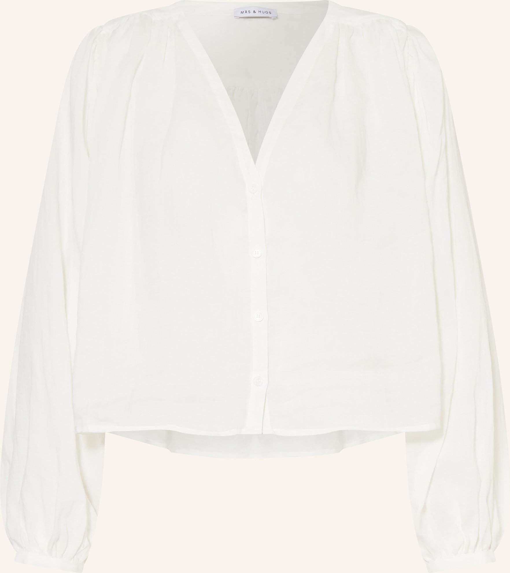 Mrs & Hugs Bluse weiss