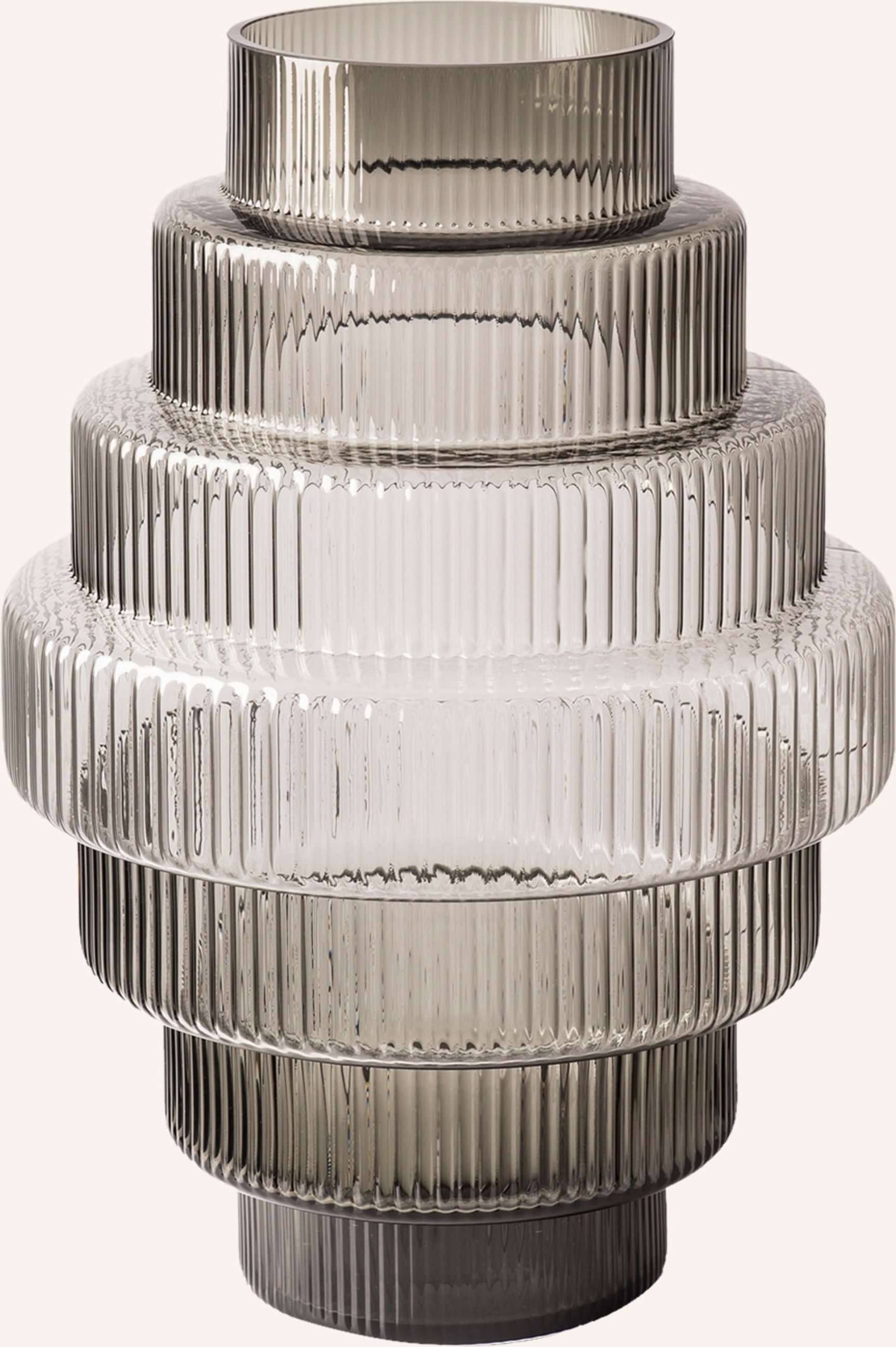 Polspotten Vase Steps grau