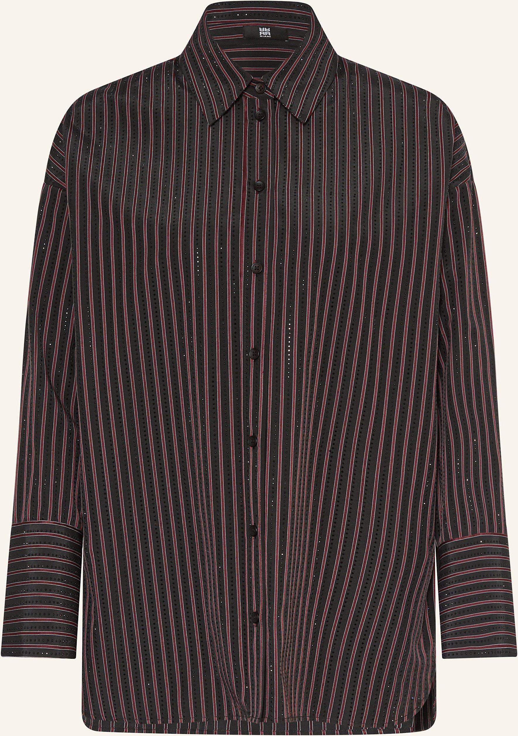 Riani Hemdbluse Mit Schmucksteinen schwarz