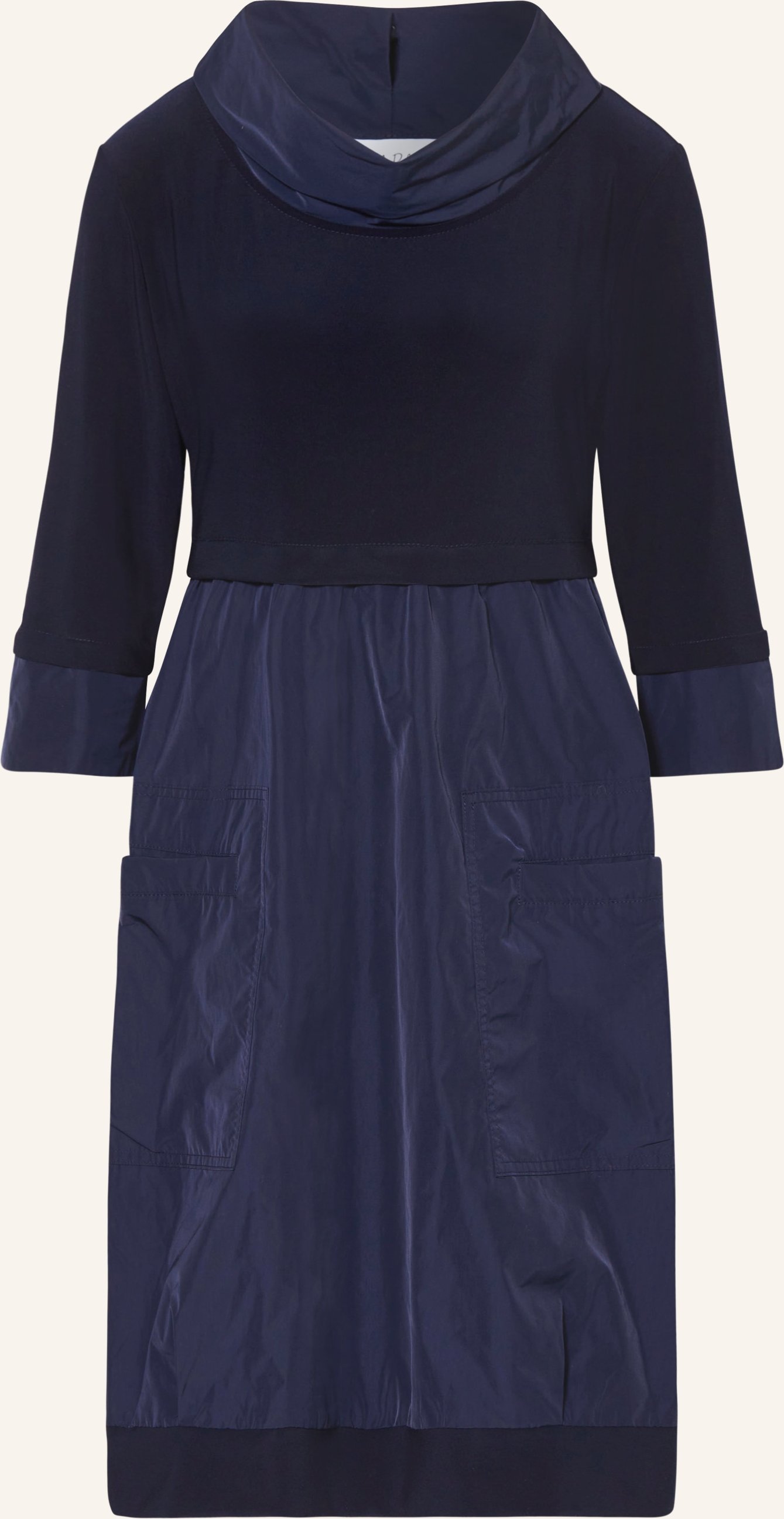 Joseph Ribkoff Kleid Mit 3/4-Arm Im Materialmix blau